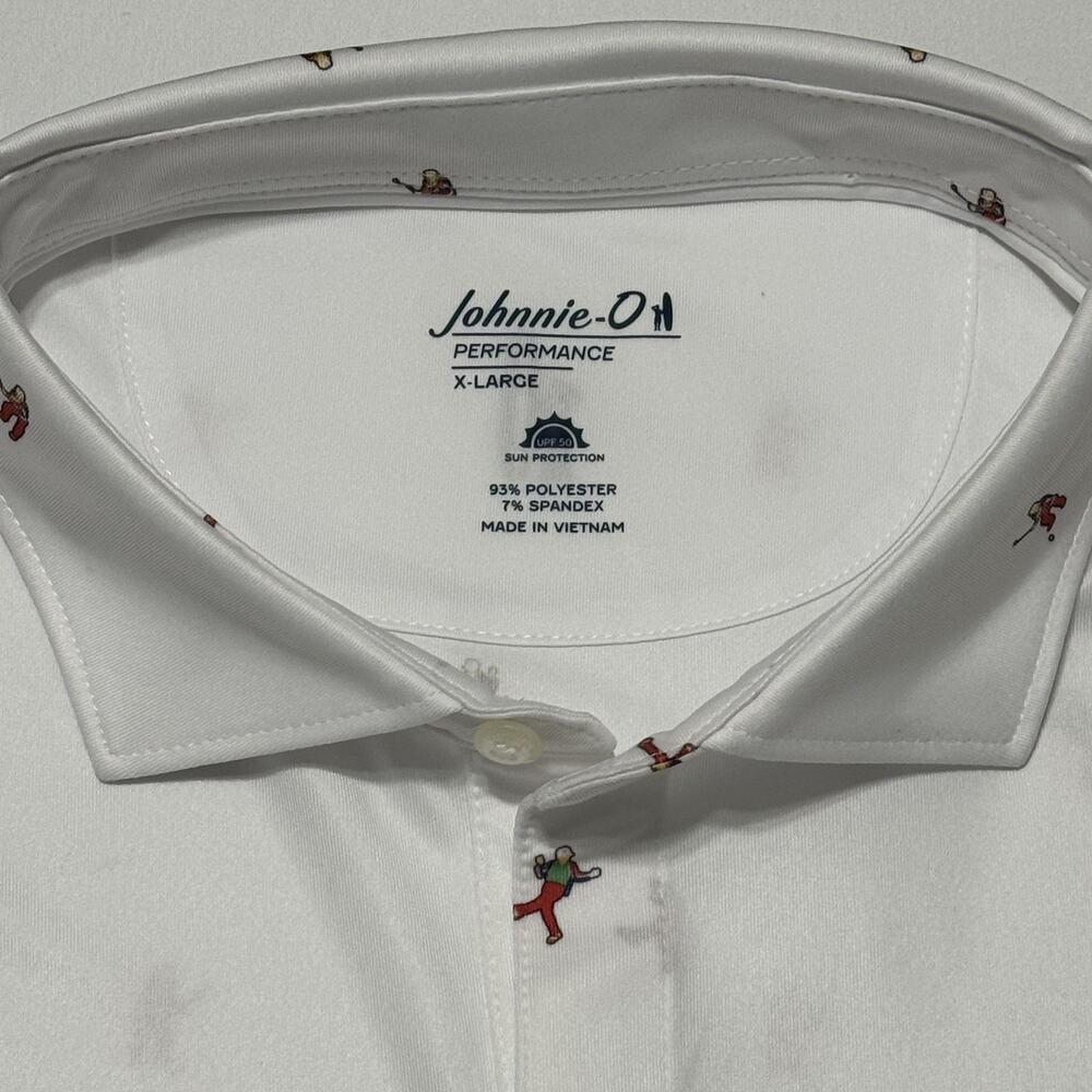 NWOT Large Johnnie-O Dancin Performance Golf Polo Size Men’s XL MSRP $98 - Picture 9 of 10